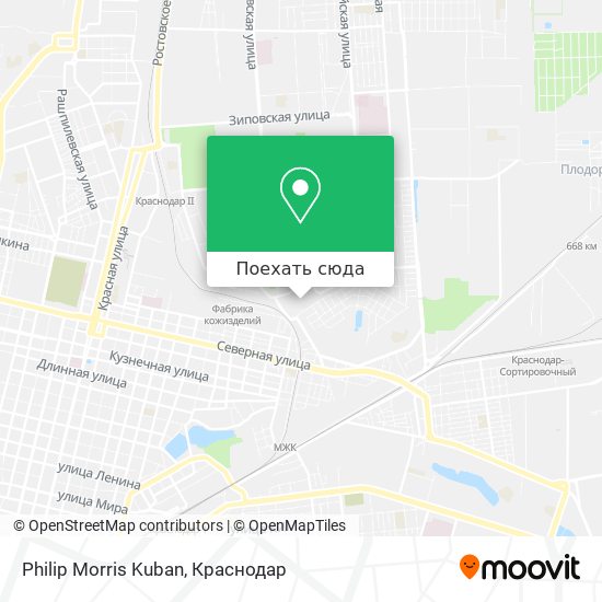 Карта Philip Morris Kuban