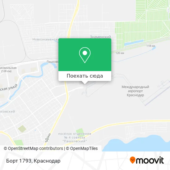 Карта Борт 1793