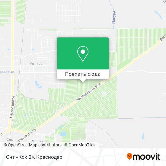 Карта Снт «Кск-2»