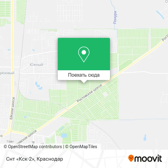 Карта Снт «Кск-2»