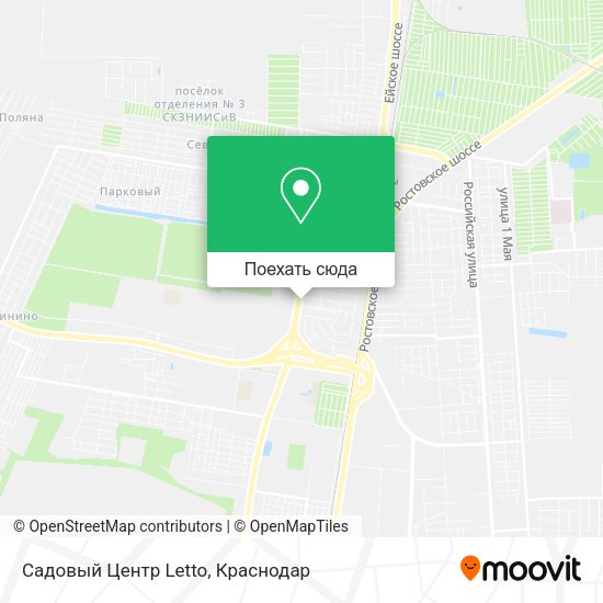 Карта Садовый Центр Letto