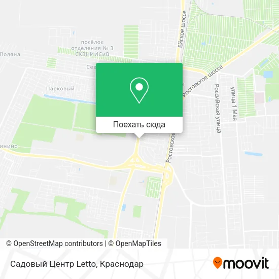 Карта Садовый Центр Letto