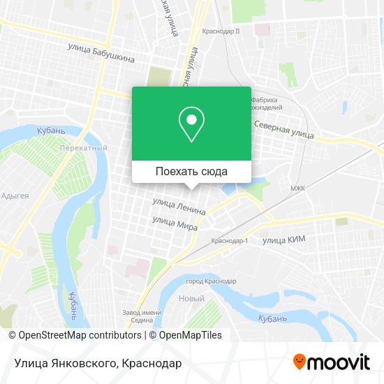 Карта Улица Янковского