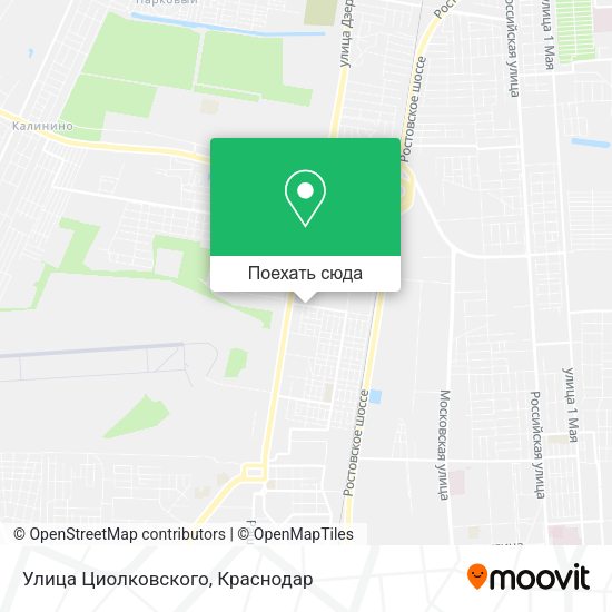 Карта Улица Циолковского