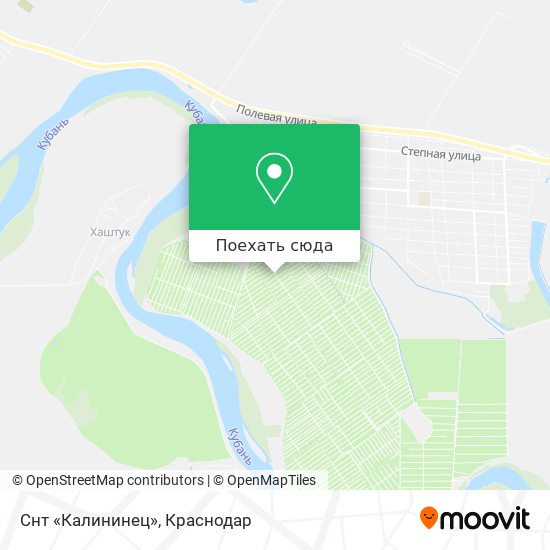 Карта Снт «Калининец»