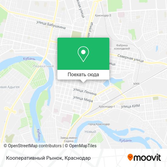Карта Кооперативный Рынок