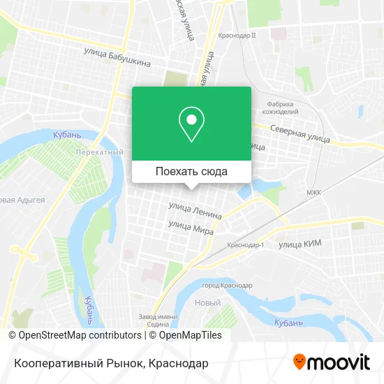 Карта Кооперативный Рынок