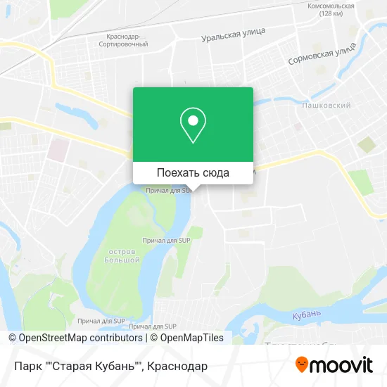 Карта Парк ""Старая Кубань""