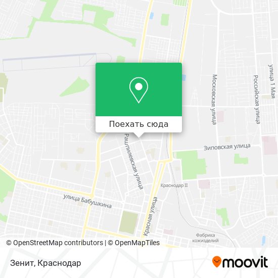 Карта Зенит