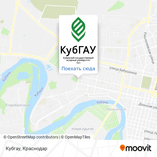 Карта Кубгау