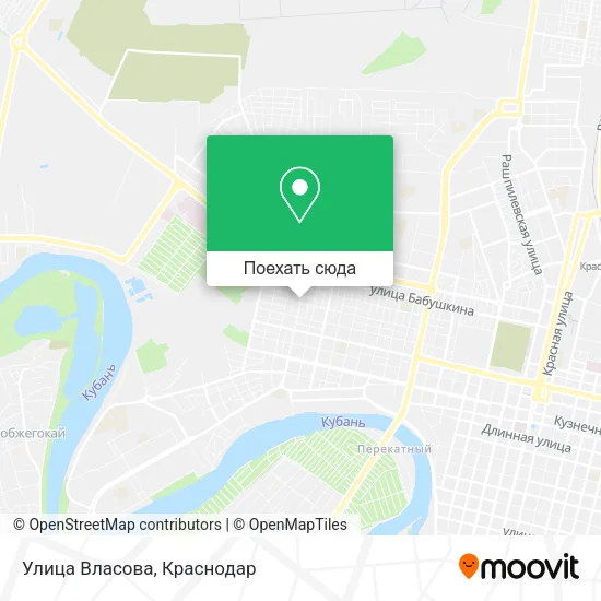 Карта Улица Власова