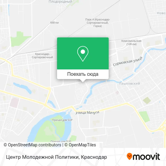 Карта Центр Молодежной Политики