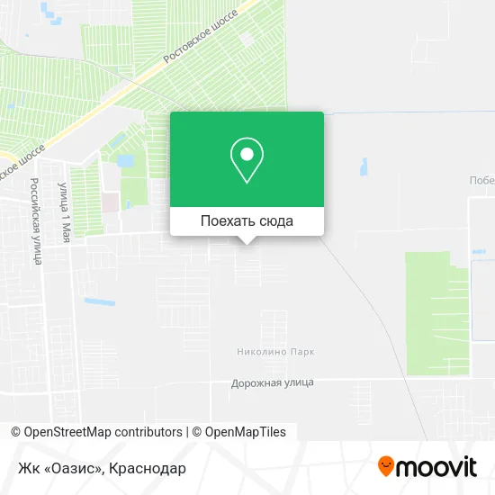 Карта Жк «Оазис»