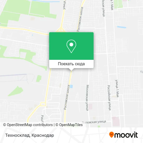 Карта Техносклад