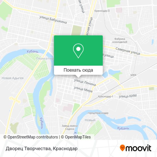 Карта Дворец Творчества