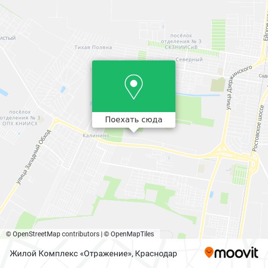 Карта Жилой Комплекс «Отражение»