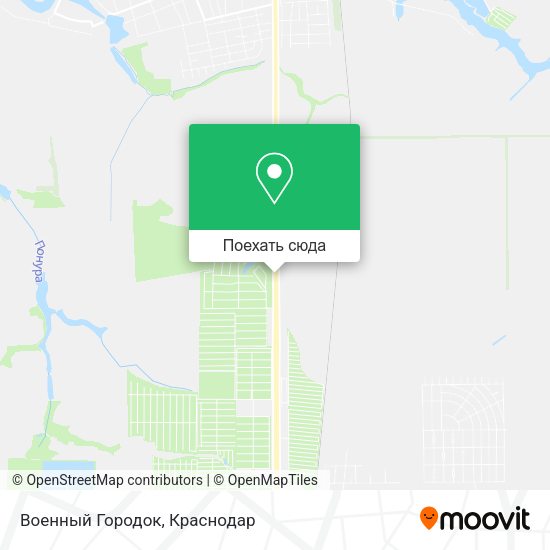 Карта Военный Городок