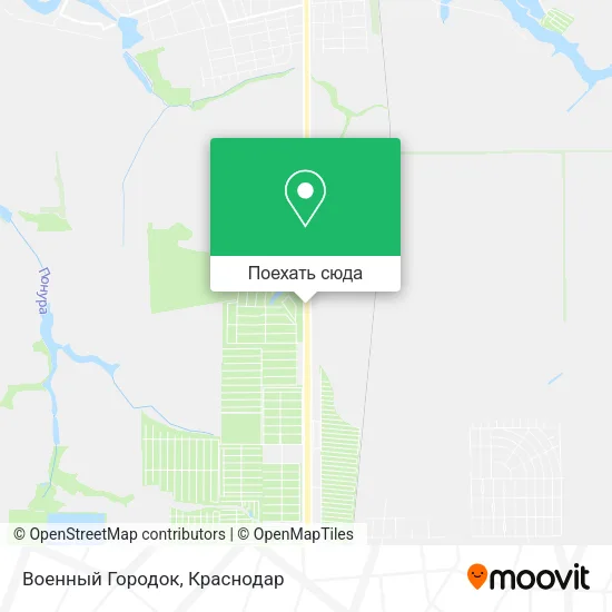 Карта Военный Городок