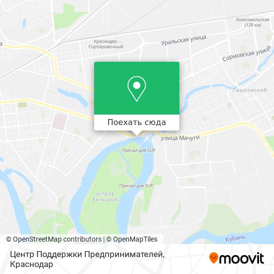 Карта Центр Поддержки Предпринимателей