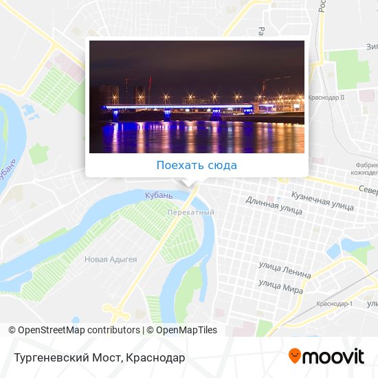 Карта тургеневский мост