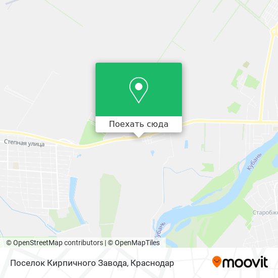 Карта Поселок Кирпичного Завода
