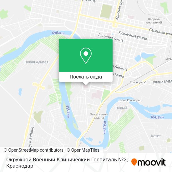 Карта Окружной Военный Клинический Госпиталь №2