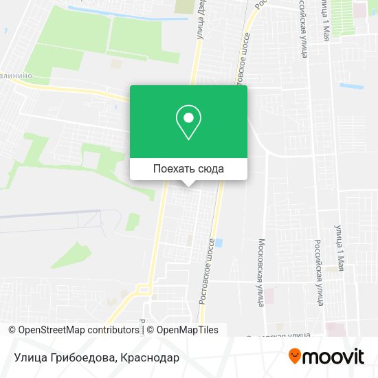 Карта Улица Грибоедова