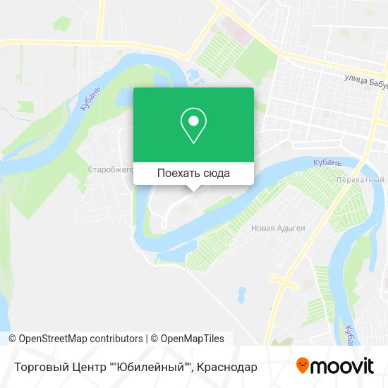 Карта Торговый Центр ""Юбилейный""
