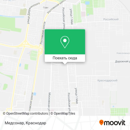 Карта Медсонар