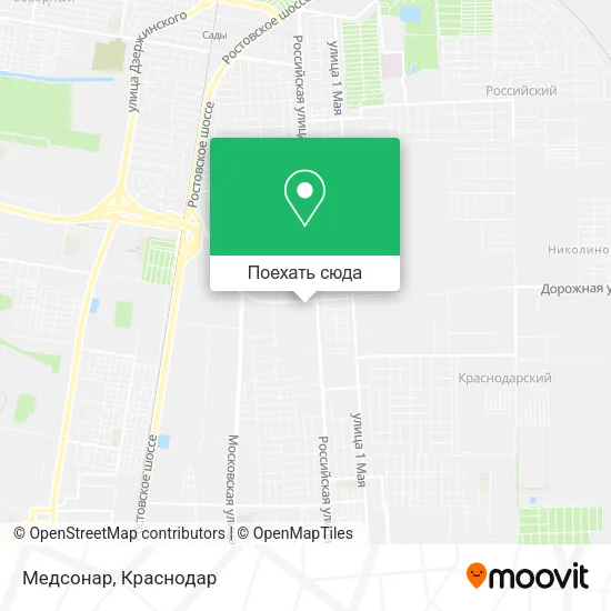 Карта Медсонар