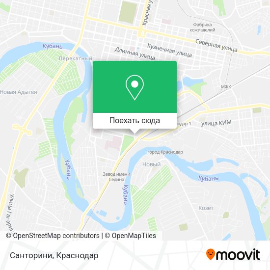 Карта Санторини