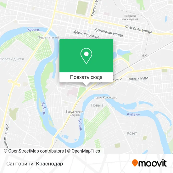 Карта Санторини