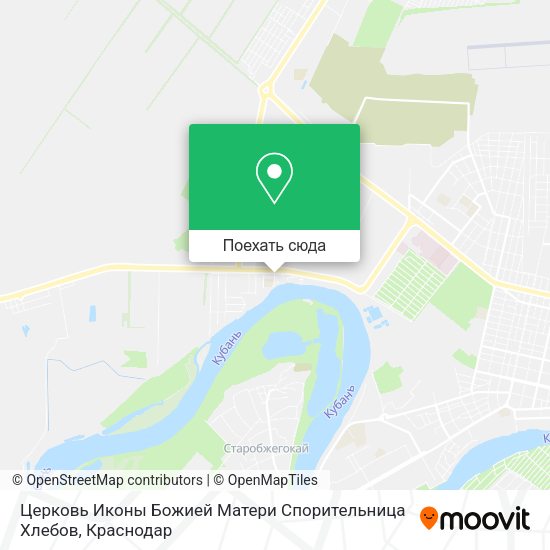 Карта Церковь Иконы Божией Матери Спорительница Хлебов