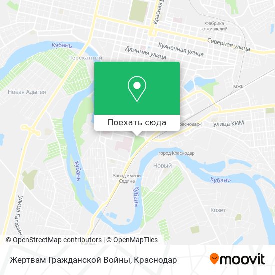 Карта Жертвам Гражданской Войны