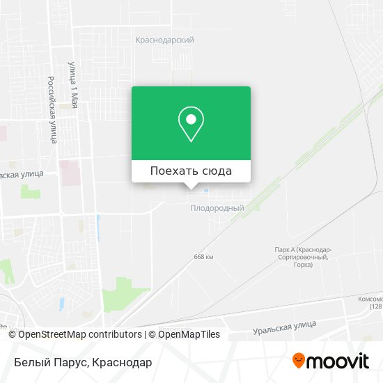 Карта Белый Парус