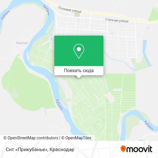 Карта Снт «Прикубанье»