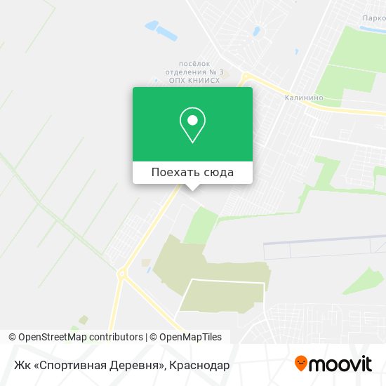 Карта Жк «Спортивная Деревня»