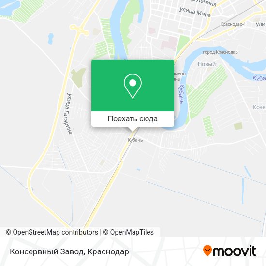 Карта Консервный Завод