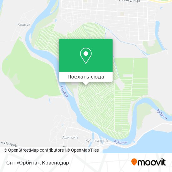 Карта Снт «Орбита»