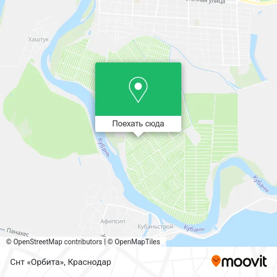 Карта Снт «Орбита»