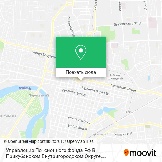 Карта Управление Пенсионного Фонда Рф В Прикубанском Внутригородском Округе.