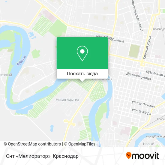 Карта Снт «Мелиоратор»