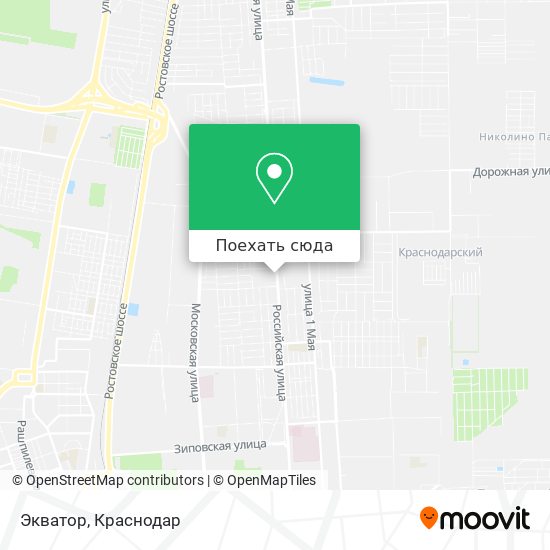 Карта Экватор