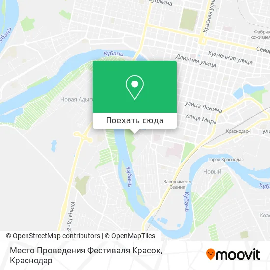 Карта Место Проведения Фестиваля Красок