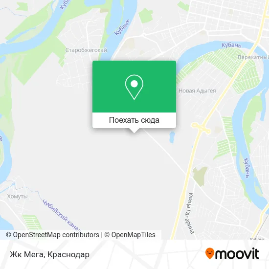 Карта Жк Мега