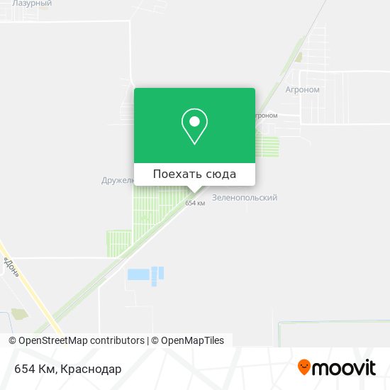 Карта 654 Км