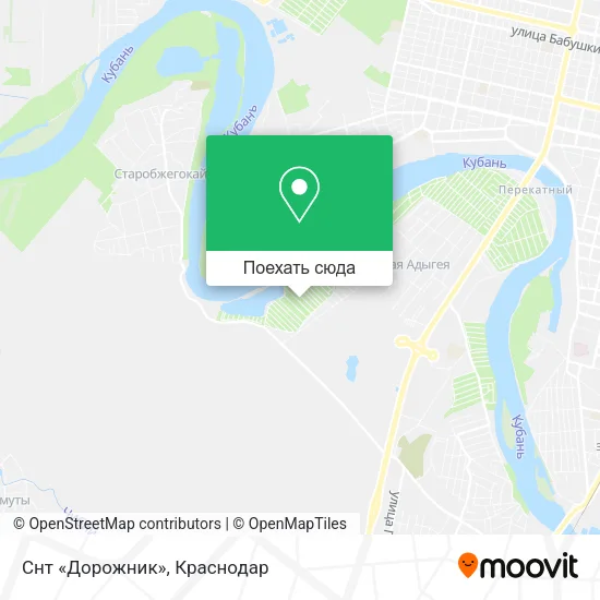 Карта Снт «Дорожник»