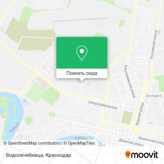 Карта Водолечебница
