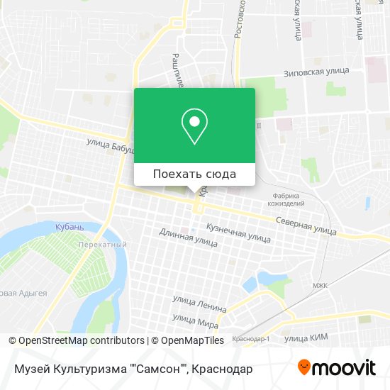 Карта Музей Культуризма ""Самсон""