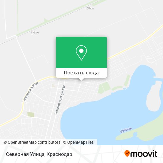 Карта Северная Улица